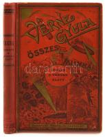 Verne Gyula: Utazás a tenger alatt. Bp., Franklin. Kiadói aranyozott egészvászon kötés, illusztrált, tulajdonosi bejegyzéssel, kopottas állapotban.