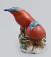 Herendi paradicsommadarak. Kézzel festett, jelzett,hibátlan 12 cm