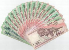 2006. 500Ft "A forradalom 50. évfordulója 1956. október 23." (14x) + 200Ft (2x) T:F