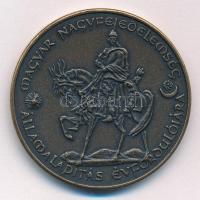 2000. &quot;Magyar Nagyfejedelemség - Államalapítás évfordulójára / Magyar államiság kezdete - Szeri Gyűlés&quot; bronz emlékérem (42,5mm) T:AU,XF