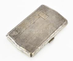 Ezüst (Ag) cigaretta tárca 54 g 8x5 cm