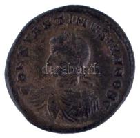 Római Birodalom / Thessalonica / II. Constantinus 320. Follis bronz (2,74g) T:VF Roman Empire / Thessaloniki / Constantine II 320. Follis bronze "CONSTANTINVS IVN NOB C / S - F - VOT XX - dot TS dot B dot" (2,74g) C:VF RIC VII 80