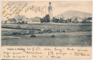 1905 Plaski (Lika), ortodox templom, építkezés / Orthodox church, consruction (fa)