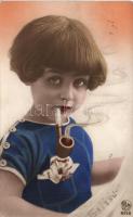 Child with Pipe