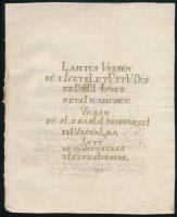 cca 1790 Lantos versek, Főtisztelet (...) 's tudós Erdődi Iosef pétsi (pécsi) kanonok úrnak fő plébániai 's esperest hivatalba lett be-avattatása tisztesítésére. Kézirat. 2 sztl. levél.