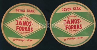 2db Gleichenbergi János-forrás asztalivíz söralátét