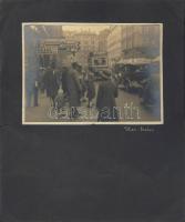 1931 Bécs- Graben városképes fotó kartonpapíron / Austria Wien town-view photo 16x12cm