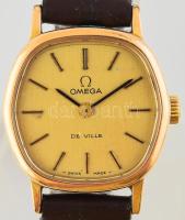 Omega de Ville nói karóra kézi felhúzós szerkezettel. javításra szorul. 23x24 mm