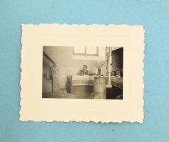 cca 1940 Cserkészek Erdélyben. dr. Csorba Enő és a Madách Gimnázium csapata fotóalbum 66 fotóval 3x4 cm