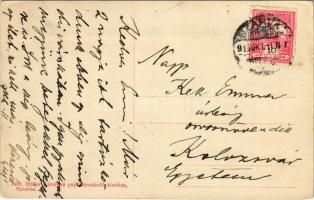 1916 Szarvas, Beliczey út, gyógyszertár. Müller Károlyné kiadása (EK)