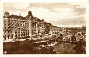 Budapest XI. Szt. Gellért szálló és gyógyfürdő télen, villamosok és autók