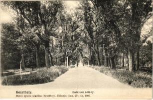 Keszthely, Balatoni sétány. Mérei Ignác 291. 1906.