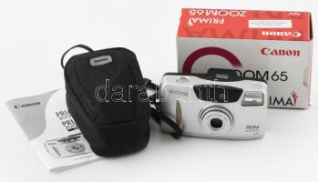 Canon Prima zoom 65 analóg fényképezőgép eredeti dobozában