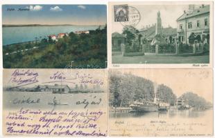 Siófok - 4 db régi képeslap