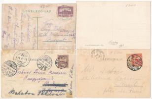 Siófok - 4 db régi képeslap