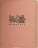Csokonai Vitéz Mihály: Dorottya vagyis a dámák diadalma a farsangon. Furcsa vitézi versezet négy könyvben 1799. Divéky József eredeti fametszeteivel illusztrált. Hungária Könyvek 10. Bp.,1943, Hungária Nyomda, 141+2 p. Kiadói félvászon-kötés, kiadói szakadt papír védőborítóban, 40-41. oldal között szétvált kötéssel. Számozott (445.), de nem névre szóló példány.