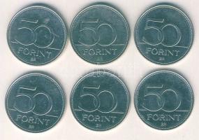 2005-2007. 50Ft (6x) 4klf emlékveret T:2