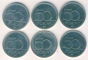 2005-2007. 50Ft (6x) 4klf emlékveret T:2