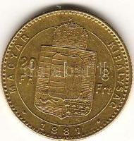 1887 8Ft arany 6,452gr T:2/3+