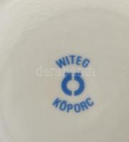 Kőbányai Porcelán WITEG Kőporc Kenderes (Horthy kúria) váza. Matricás, jelzett, hibátlan 26 cm