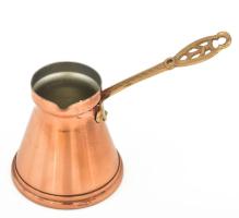 Török kávéfőző (dzsezva), réz-fém, d: 8 cm