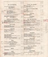 1872 Oedenburg (Sopron), J. Meyne: Preis-Verzeichniss der Sämmereien und Pflanzen aus de Samen-Handl...