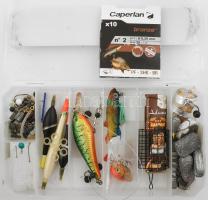 Horgász tétel: Daiwa 576M 360 horgászbot Eos 7000 orsóval, 1 Geminstandard horgászbot, orsóval, 180 ...