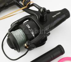 Horgász tétel: Daiwa 576M 360 horgászbot Eos 7000 orsóval, 1 Geminstandard horgászbot, orsóval, 180 ...
