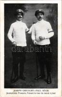 Joseph Gricourt, Paul Sévin; journalistes Francais, Faisant le tour du mond a pied / két francia zsurnaliszta világutazó / French world traveler journalists