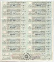 Budapest 1917. "A Magyar Korona Országai 6%-kal kamatozó Járadékkölcsön" bemutatóra szóló ...