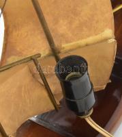 Holland vitorlás hajómakett / asztali lámpa, jelzett, régi foglalattal és kábellel, égő nélkül, ninc...