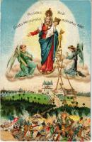 Rodicko Bozi Svato-Hostynská ochranuj nás! / "Holy Mother of God, protect us!" litho (EK)