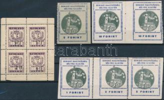 Szikszó 16 db városi illetékbélyeg (~130.000)