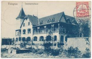 1912 Qingdao, Tsingtao, Tsingtau, Kiautschou Bay concession; Seemannshaus / mariners' house (EK)