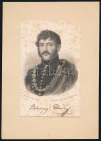 Barabás Miklós (1810-1898) rajza után metszette Axmann József metszése: Berzsenyi Dániel portréja, acélmetszet, papír, jelzett a nyomaton, foltos, lap teteje kartonra kasírozva, 15x9,5 cm