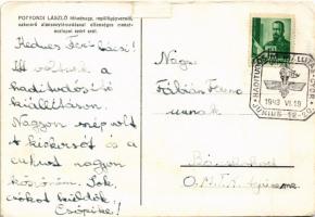 1943 Potyondi László főhadnagy, repülőgépvezető, vakmerő alacsonytámadással ellenséges menetoszlopot...