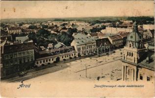 Arad, József főherceg úti részlet madártávlatból / street view (ragasztónyom / glue marks)