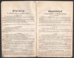 1870-1871 Soproni Takarék- és Kölcsön-Egylet első és második évi forgalmának és mérlegének kimutatás...