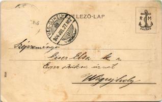 1904 Arad, Thököly tér, piac / square, market (Rb)