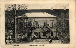 Pankota, Pancota; Fehér Kereszt szálloda. Seprős Vilmos kiadása / hotel (r)
