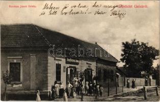 1914 Galsa, Galscha; Rezman János üzlete / street view, shop of Rezman (EK)