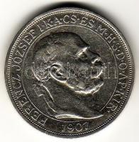 1907 5K 40 éves kor. jub. ezüst T:2/3+