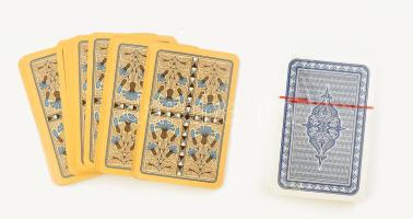 Magyar kártya pakli, egyedi illusztrációkkal, aranyozott lapélekkel, noteszes műbőr tokban, 30 lap (...