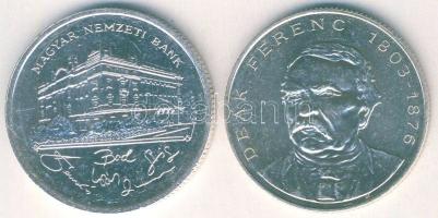 1992-94. 200Ft Ag "MNB" (1x) + "Deák" (1x) T:BU,2