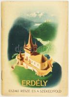 Erdély északi része és a Székelyföld. Bp., é. n., Országos Magyar Idegenforgalmi Hivatal. Gazdagon illusztrált. Benne: 1941 Erdély északi része és Székelyföld Szállodák, Penziók és Villák. 1941 Nyár. Prospektussal. Kiadói papírkötésben.