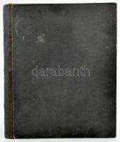 1856 Illustriertes Familien-Journal egész évfolyam bekötve. Számos fametszetű illusztrációval. Egy l...