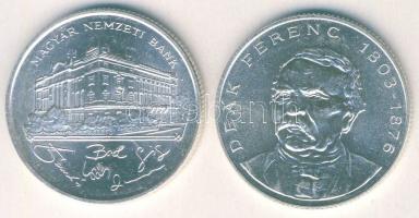 1993-94. 200Ft Ag "MNB" (1x) + "Deák" (1x) T:BU,2