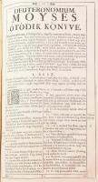 Szent Biblia, mellyet az egész keresztyénségben be-vött régi deák bötűből magyarra fordította a Jésu...