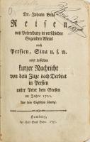 [John Bell (1691?1780)] Dr. Johann Bells: Reisen von Petersburg in verschiedne Gegenden Asiens nach ...