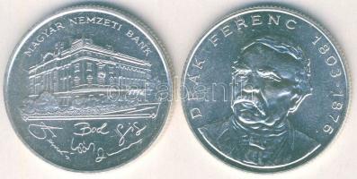 1993-94. 200Ft Ag "MNB" (1x) + "Deák" (1x) T:BU,2